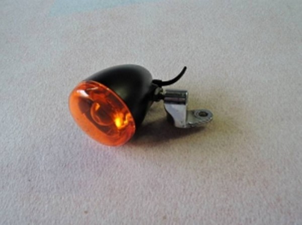 BLINKER BULLET SCHWARZ VORNE