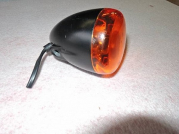 BLINKER BULLET SCHWARZ VORNE