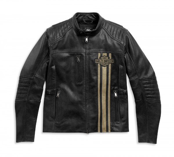 HARLEY DAVIDSON LEDERJACKE TRIPLE VENT