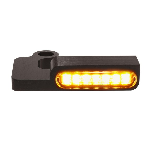 LED BLINKER VORNE ALUMINUM-BLACK