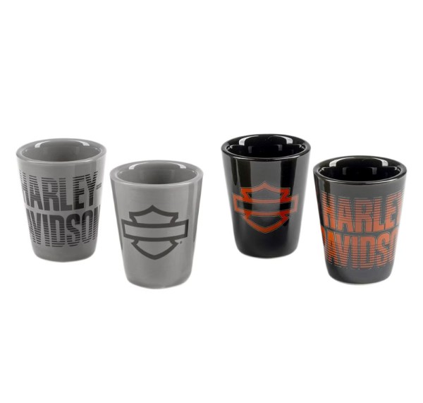 H-D OPEN B&S SCHNAPSGLAS SET