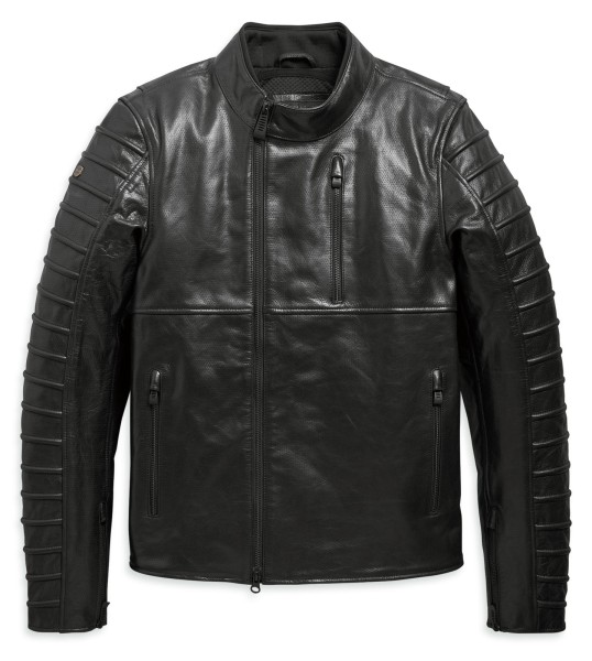 LEDERJACKE OZELLO BLACK