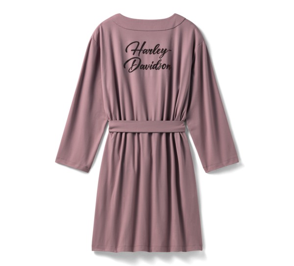 Harley-Davidson Damen Bademantel Bling Pink