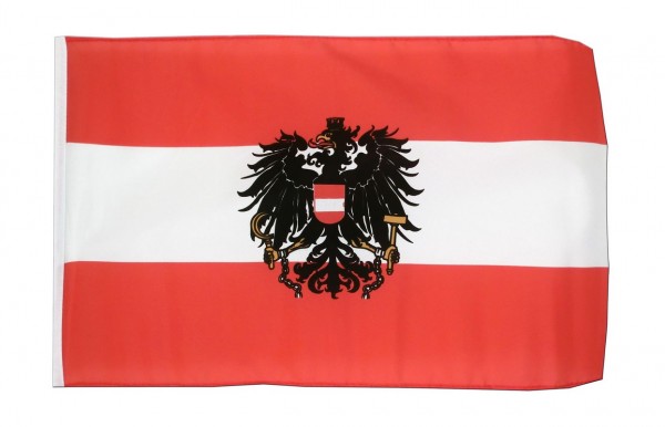 KLEINE ÖSTERREICH ADLER FLAGGE - 30 x 45 cm