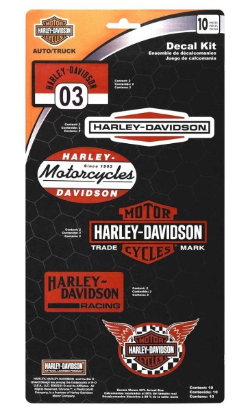 VINTAGE RACE 10 PIECE DECAL