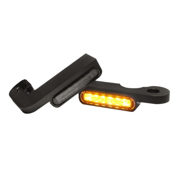 LED BLINKER VORNE ALUMINUM BLACK