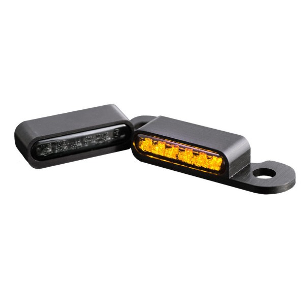 LED BLINKER VORNE ALUMINUM-BLACK