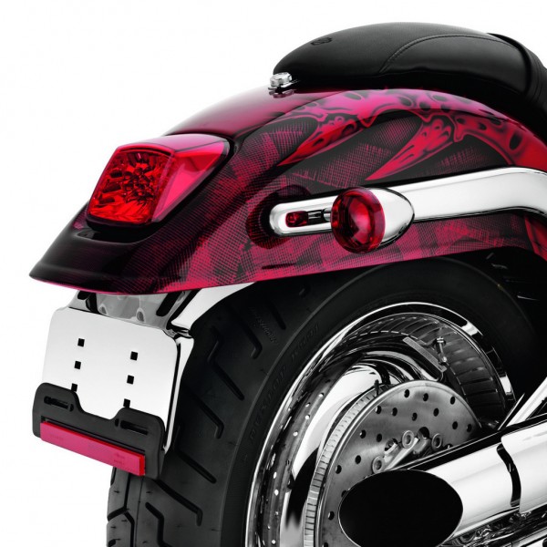 CUSTOM-LED-RÜCKLEUCHTE ROTES GLAS
