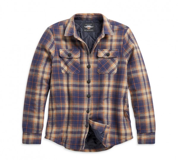 SHIRT JACKET KNIT - PLAID