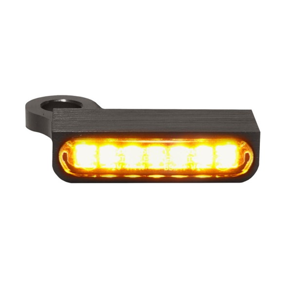 LED BLINKER VORNE ALUMINUM-BLACK