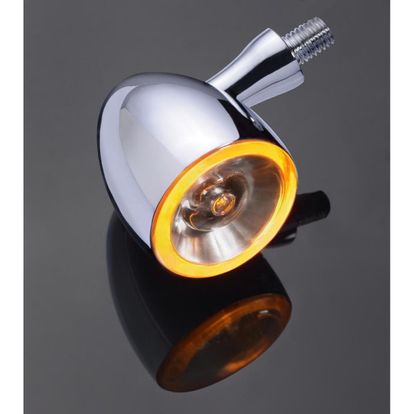 BLINKER BULLET 1000 LED CHROM