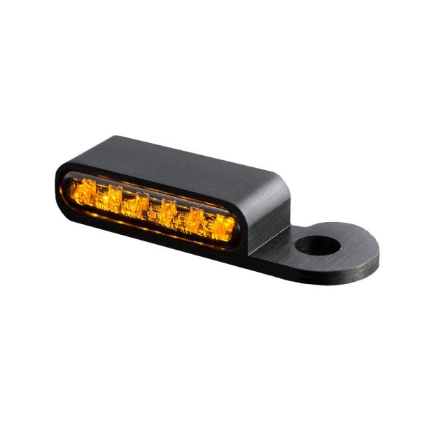 LED BLINKER VORNE ALUMINUM / BLACK