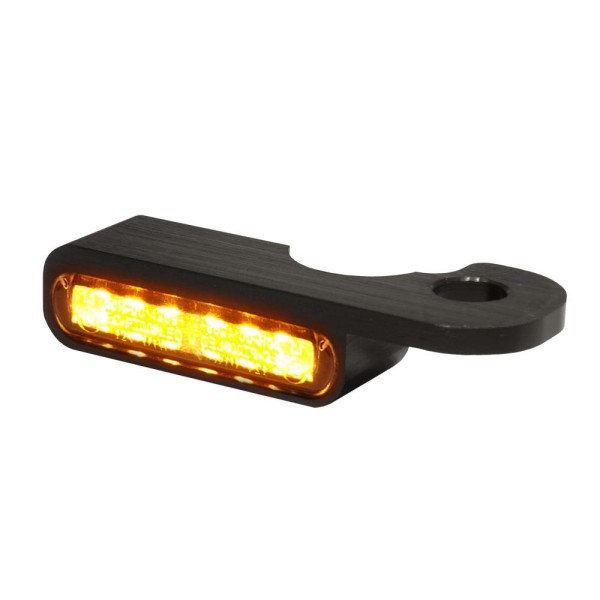 LED BLINKER VORNE ALUMINUM-BLACK