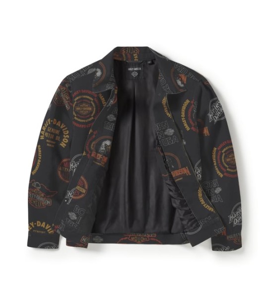 JACKET BLACK PRINT