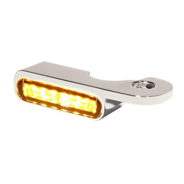 LED BLINKER VORNE ALUMINUM-NATURAL|CHROME