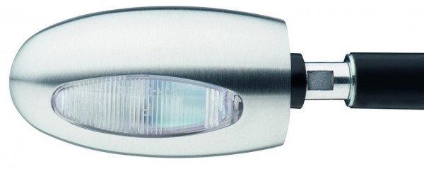 LENKERBLINKER WHITE BL1000 ALU POLIERT