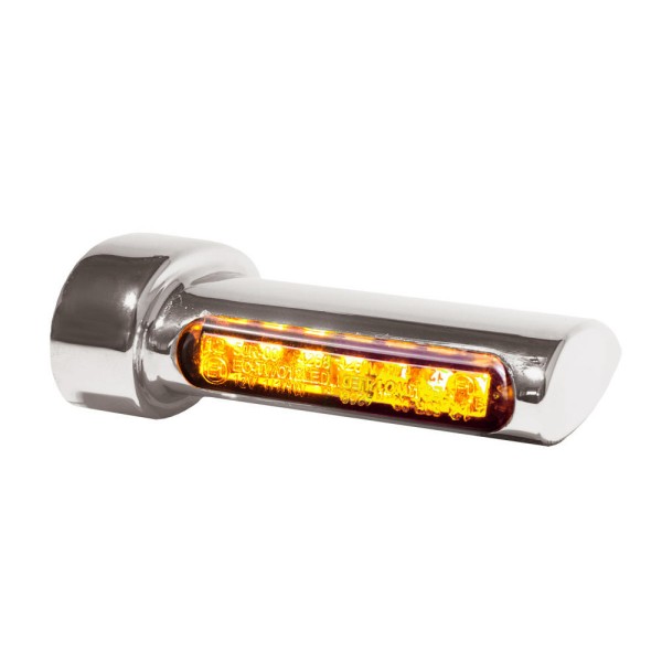 LED BLINKER HINTEN ALUMINUM / CHROM