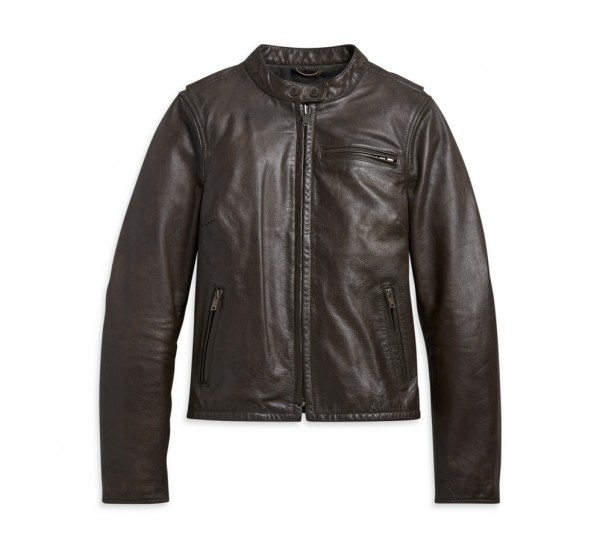 LEATHER JACKET - BROWN