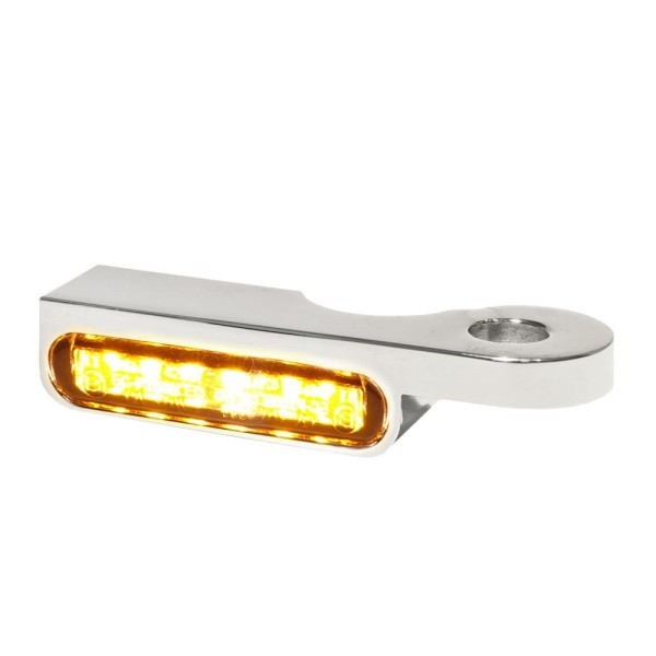 LED BLINKER VORNE ALUMINUM-CHROM