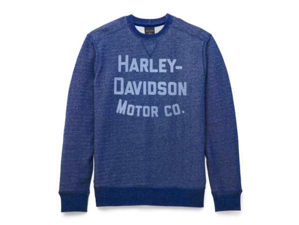 SWEATSHIRT KNIT BLUE