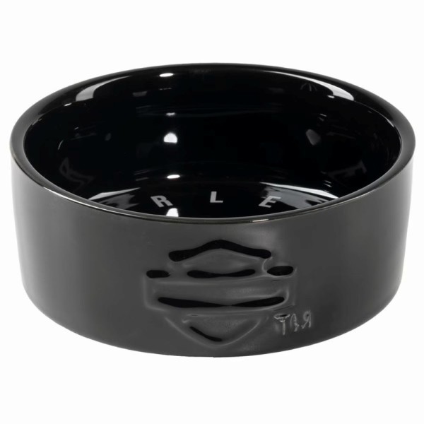 B&S KERAMIK PET BOWL-SCHWARZ
