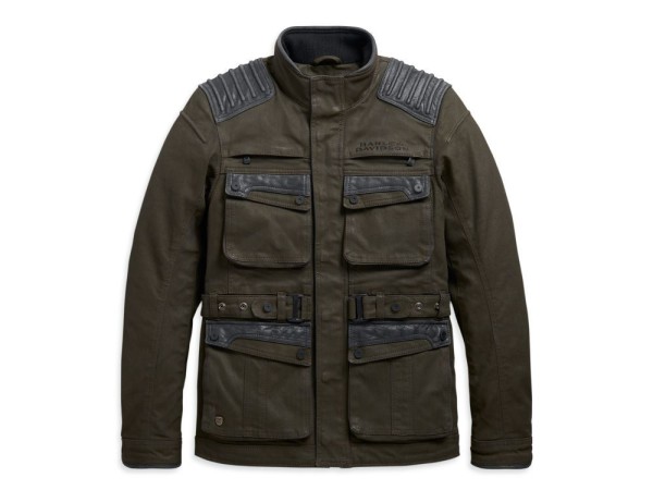 JACKET TREGO TEXTILE DARK GREEN